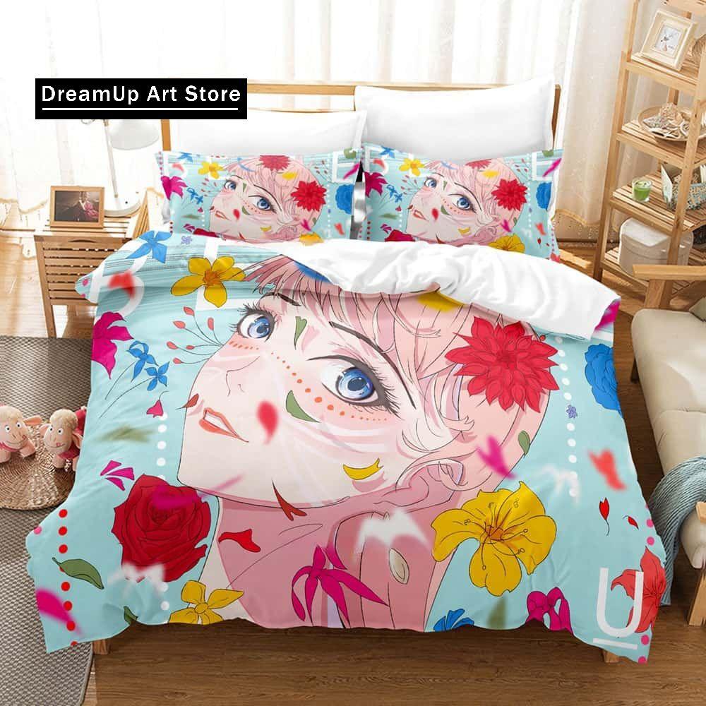Anime Sänglakan Set Belle Sängkläder Set Enkelsäng Tvilling Full Queen King Size Sängset Vuxen Barn Sovrum Påslakanset Hemtextilier