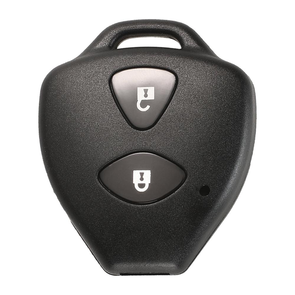 1Pc Black 2/3/2+1/4 Button Straight Key Case For Toyota Corolla Camry Avensis Reiz RAV4 Crown Avalon Venza Matrix Yaris 2 Button