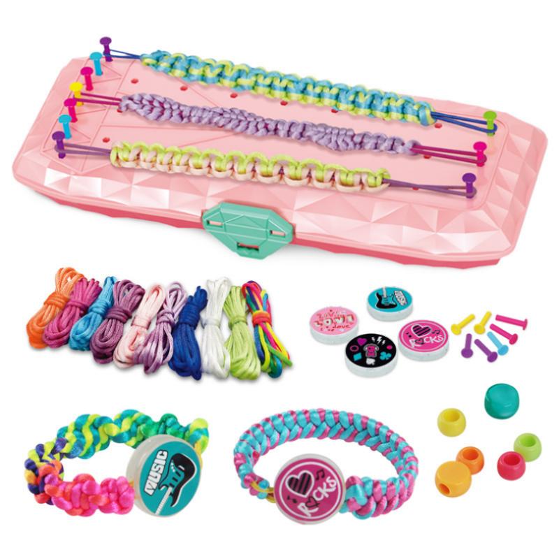 Bracelet Making Kit Kids Friendship Diy Braiding Bracelet Jewelry Arts Crafts Toys Party Favors For Girls Creative Kids Present