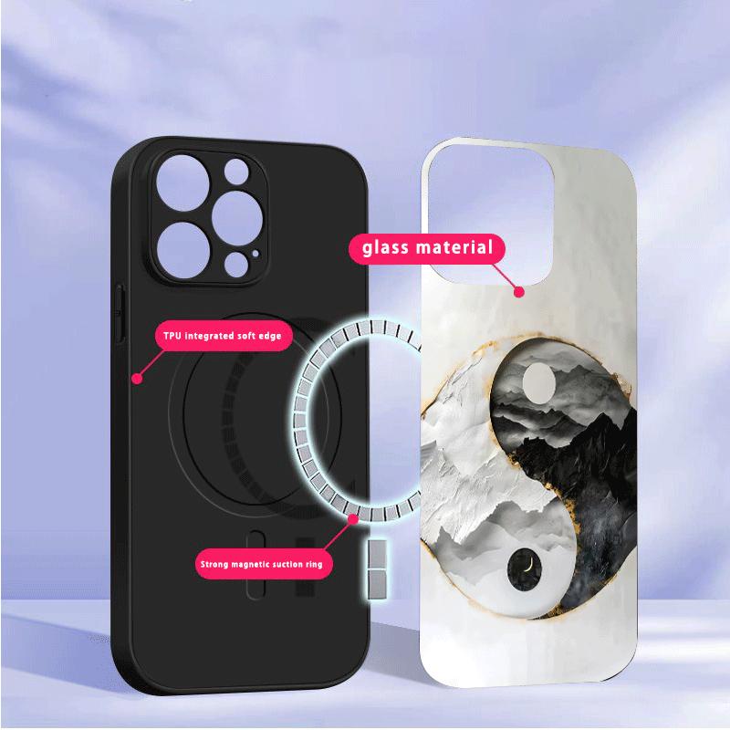 Snow Mountain Cluster Suitable For Samsung Galaxy S26 Ultra S20 FE S21 S22+ S23 Plus S24 S25 Edge magnetism Glass Phone Casee