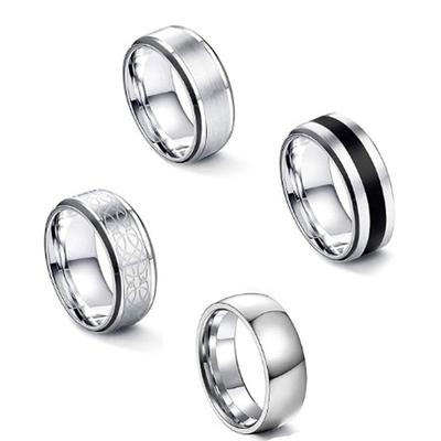 Edelstahl-Herrenring, Titanstahl, Herren- und Damen-Single-Paar-Ring, Schwanzring-Ring