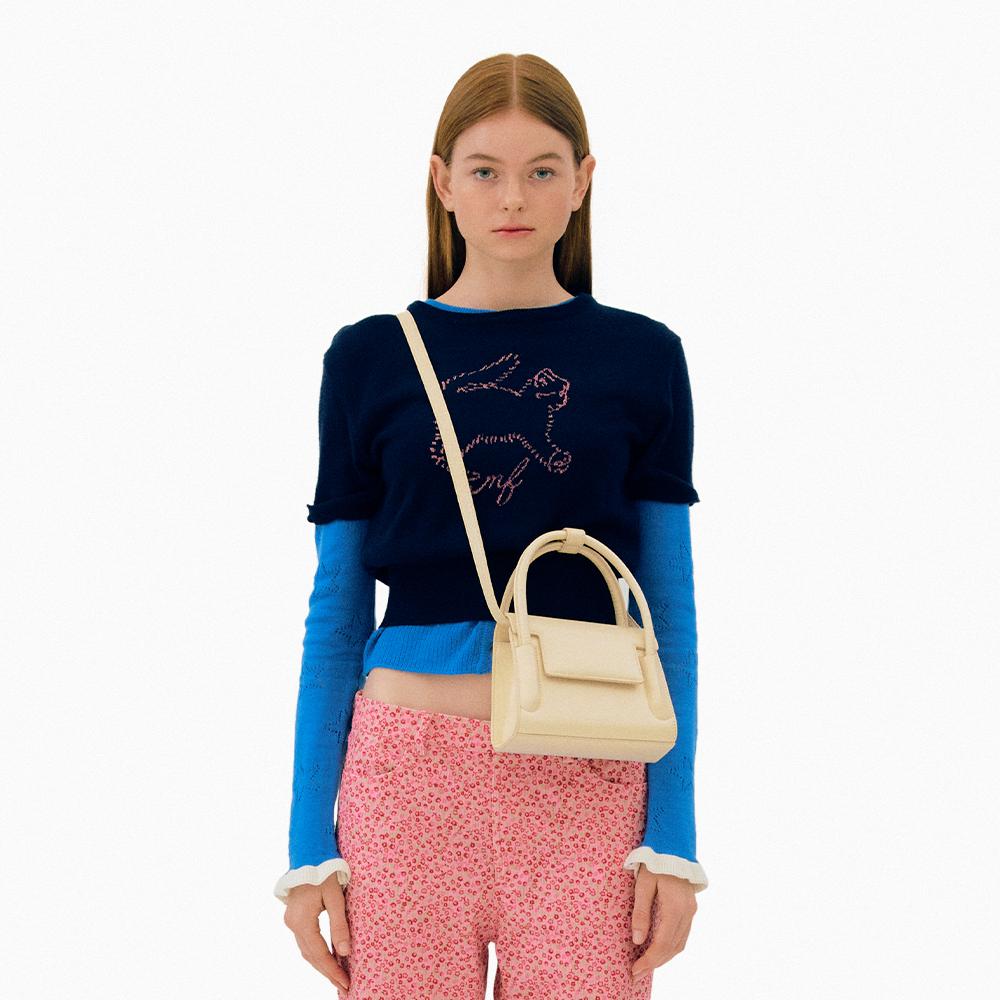 

FIND KAPOOR Marti Bag 18 Сморщенный кремовый