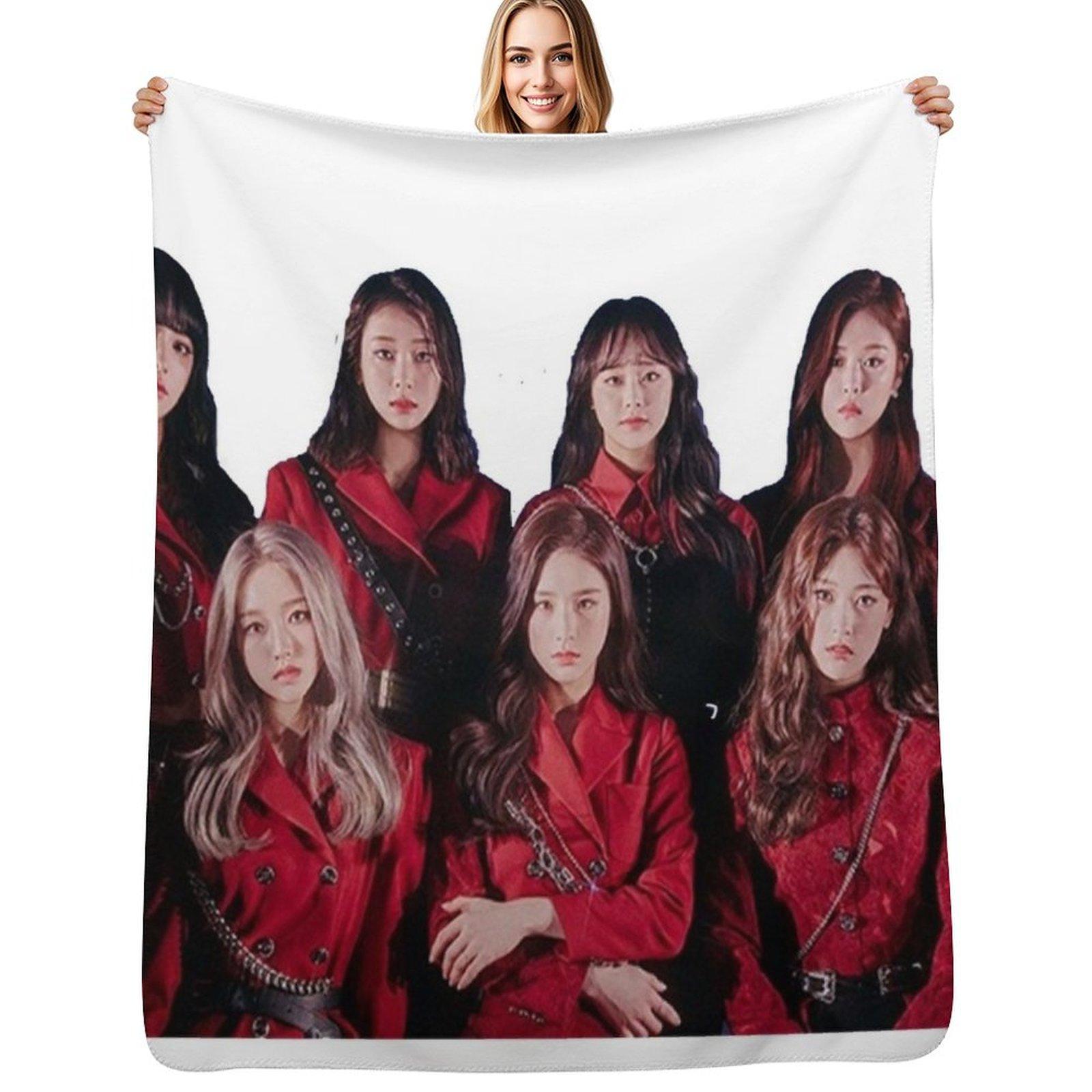 LOONA - So What Throw Blanket Soft Warm Blanket Gift for Men Women Adults Size: 75*100cm, Weight: 230 GSM
