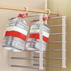 Foldable Pants Hanger Multi Layer Non Slip Clips Space Saving Closet Organizer for Trousers Storage Collapsible Hanging System