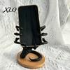Gift for Sci-fi Fans 3D Printed Sci-Fi Horror Phone Holder, Novelty Stable Smartphone Stand, Shelf Decoration Compact Collectible Ornament Video Calls