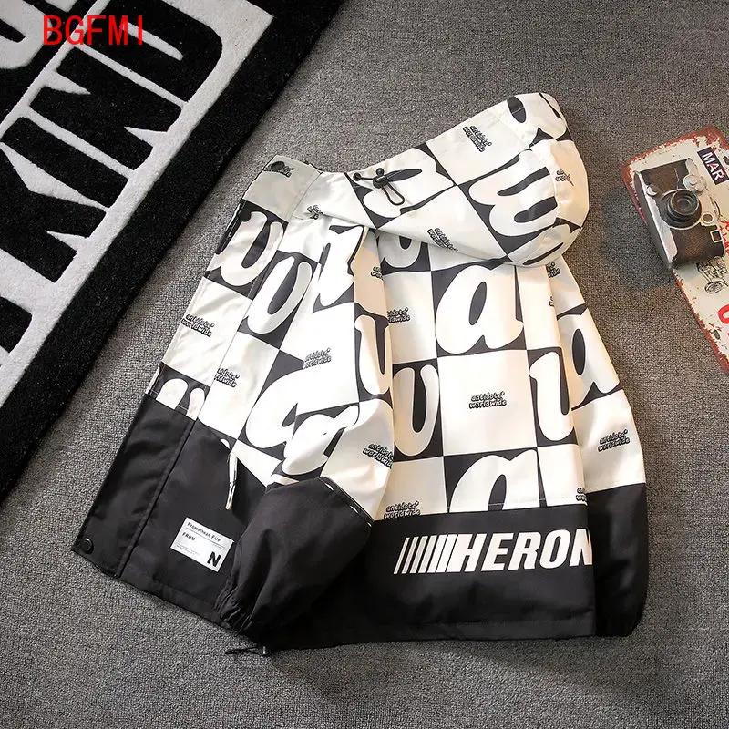 Big Size Spring fall Teenager Boys Coats Casual Outdoor Hooded Sweatshirt For Kids Handsome Children Windbreaker Jacket