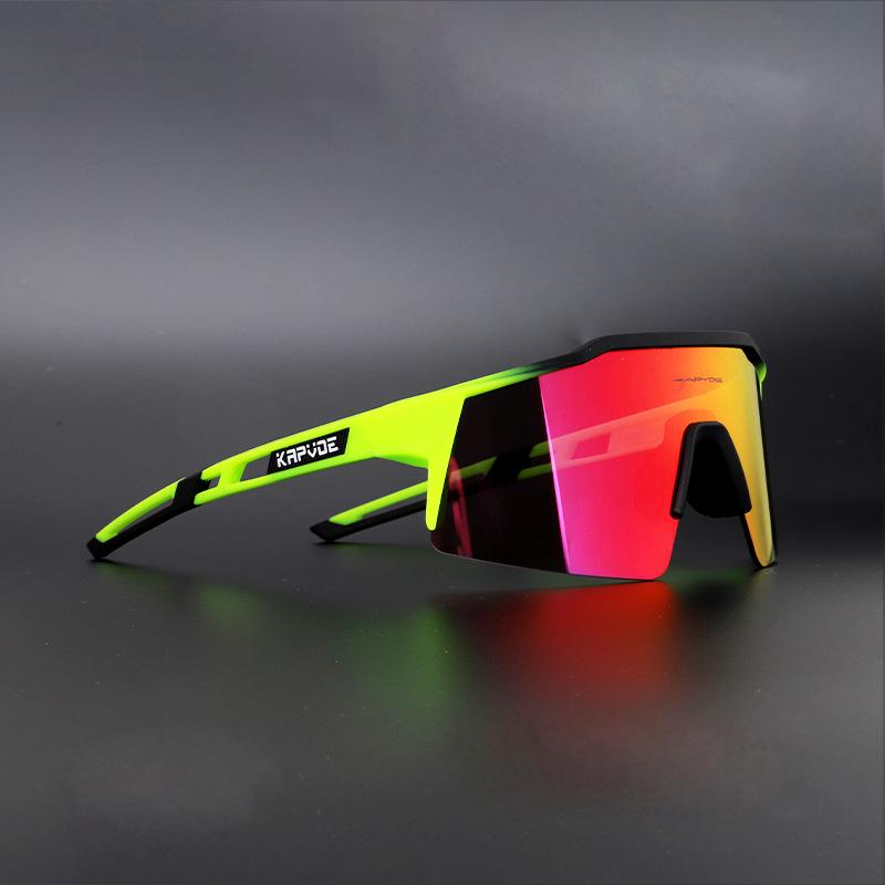 Kapvoe Polarized Cycling Sunglasses Windproof Mountain Bike Sports Glasses