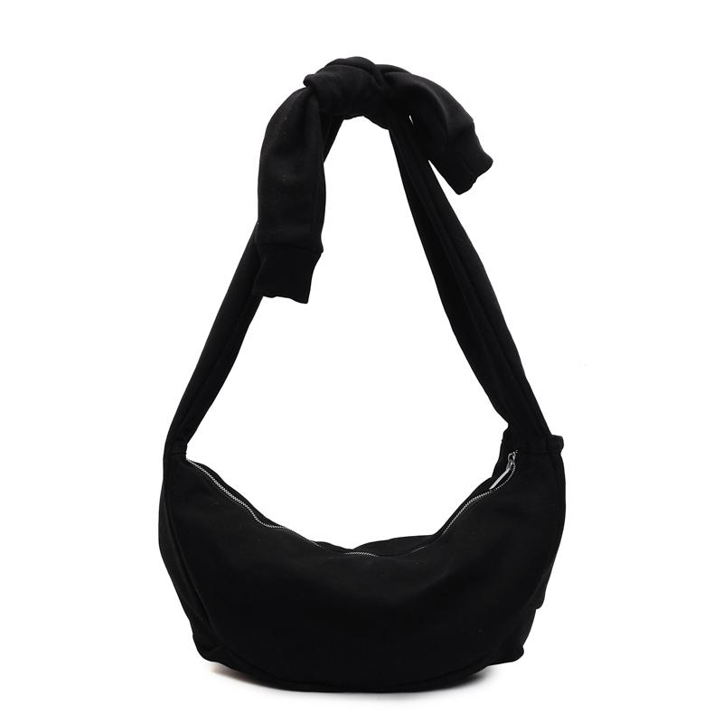 Crossbody-veske Dame Stor Kapasitet Skulderveske Lett Ensfarget Tote-veske