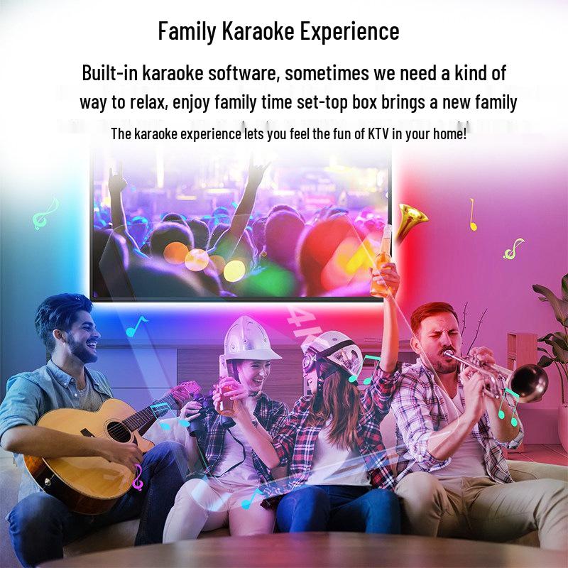4K HD Smart Dual-Band 5G Set-Top Box with Universal Screen Mirroring