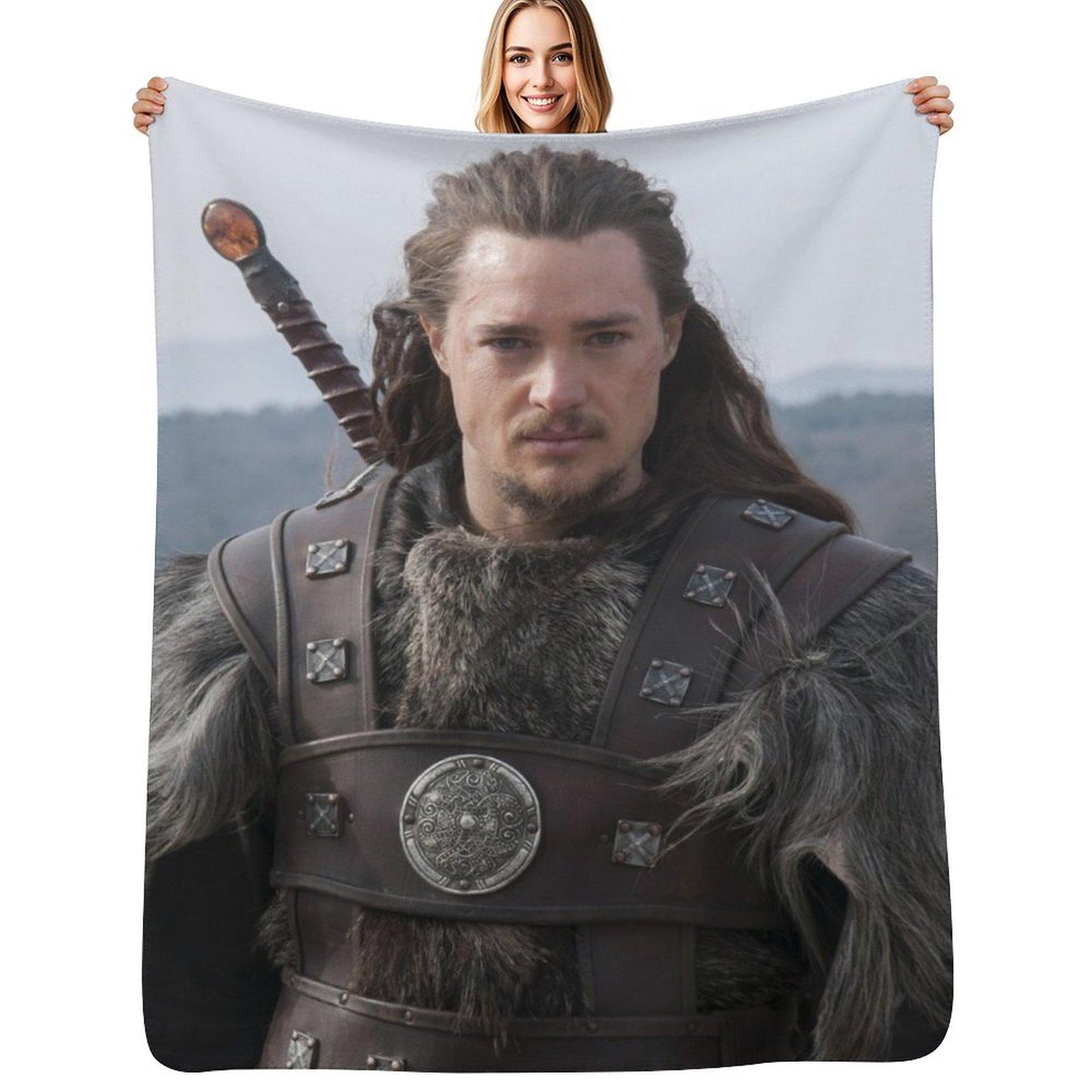 Uhtred of The Last Kingdom Throw Blanket Cozy Microfiber Throw Blanket for Home Bedroom Size: 75*100cm, Weight: 230 GSM