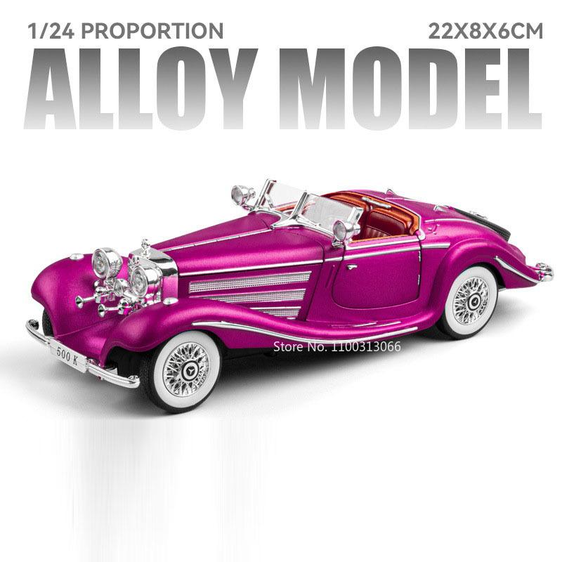 

1:24 Игрушечные Модели Автомобилей Rolls Royce Phantom 500K Колеса Поворачиваются Двери Открываются Миниатюрный Винтажный Автомобиль Машинка с Инерционным Механизмом Рождественские Подарки для Мальчиков
