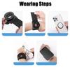 Universelles magnetisches Armband-Handyhalter für Magsafe iPhone 15 14 13 12 Pro Max Plus Armbandständer für Radfahren Live VLOG