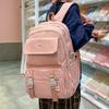 Schoolbag Junior High School Student Schoolbag Female Primary School Students Grades 3 To 6 Large Capacity Burden Reduction Backpack Burden