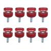 8PCS Car Hard Top Quick Removal Fastener Thumb Screw Steel Billet Aluminum M8 1.25 Thread D Ring for Ford Bronco 2dr/4dr 2021+