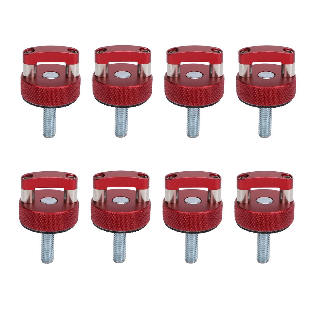 8PCS Car Hard Top Quick Removal Fastener Thumb Screw Steel Billet Aluminum M8 1.25 Thread D Ring for Ford Bronco 2dr/4dr 2021+