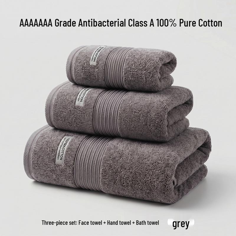 Asciugamano da bagno premium 100% cotone: Spesso, Morbido, Assorbente, Antibatterico, Ricamato per Uso Domestico e Alberghiero