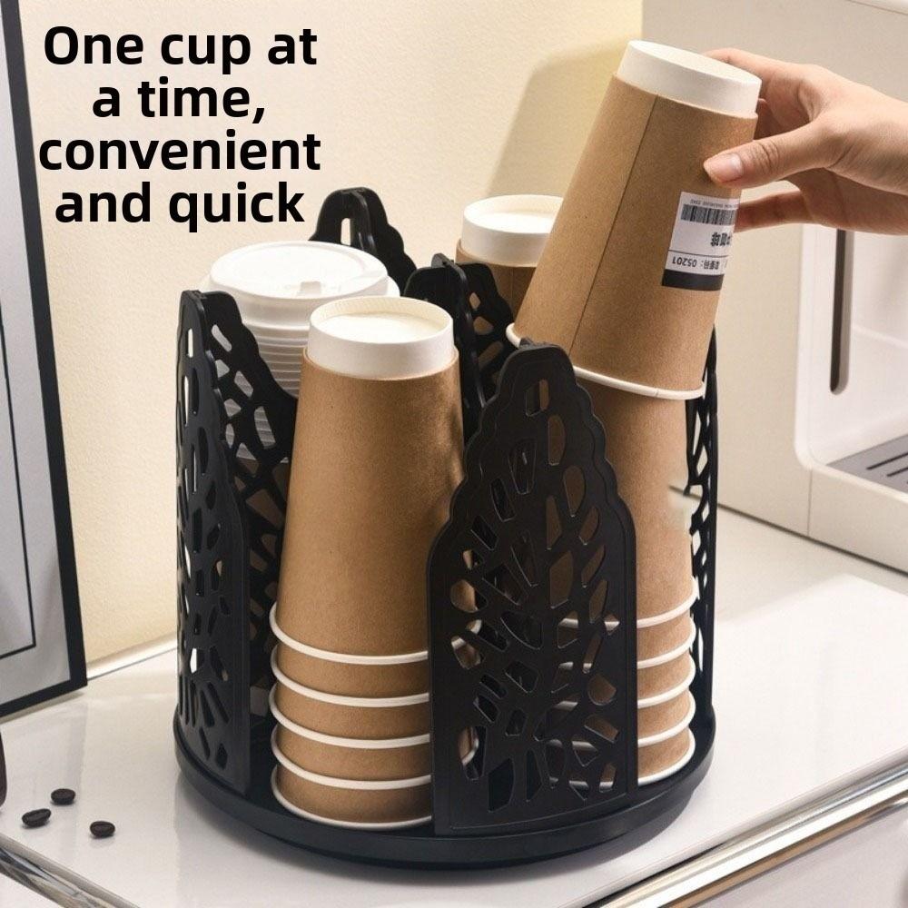 Detachable Cup Storage Rack 4in1 Paper Cup Holder Paper Cup Dispenser Commercial Use