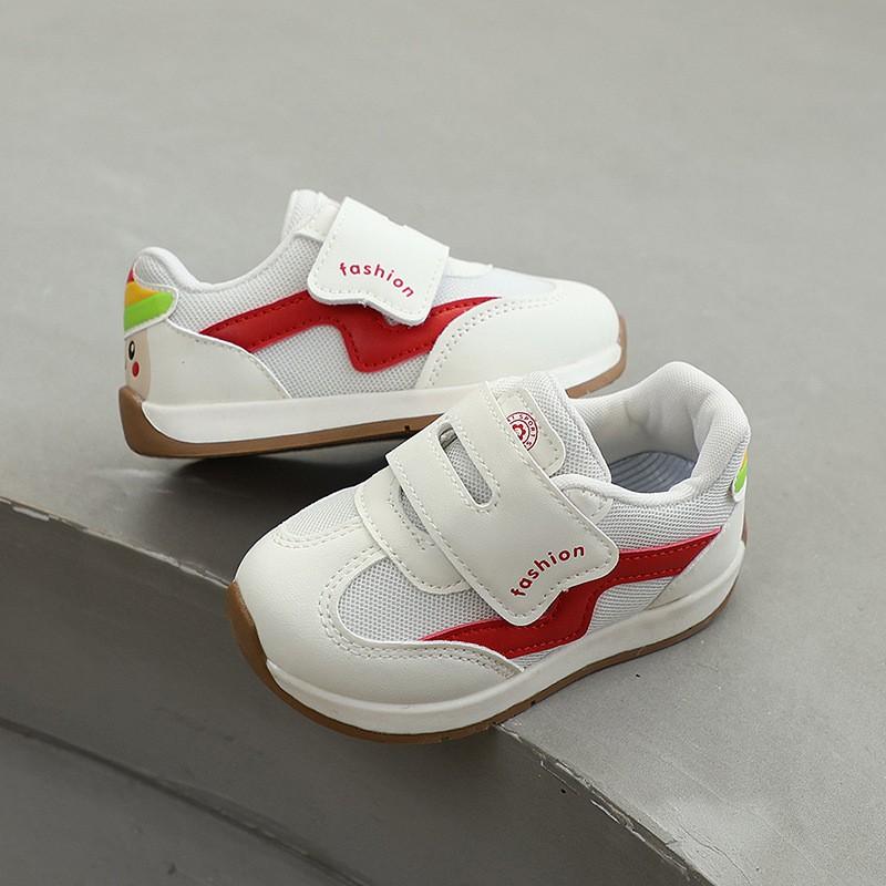 Kids Soft Sole Anti-Slip Toddler Sneakers Boys Girls Lightweight Breathable Walking Shoes Fall