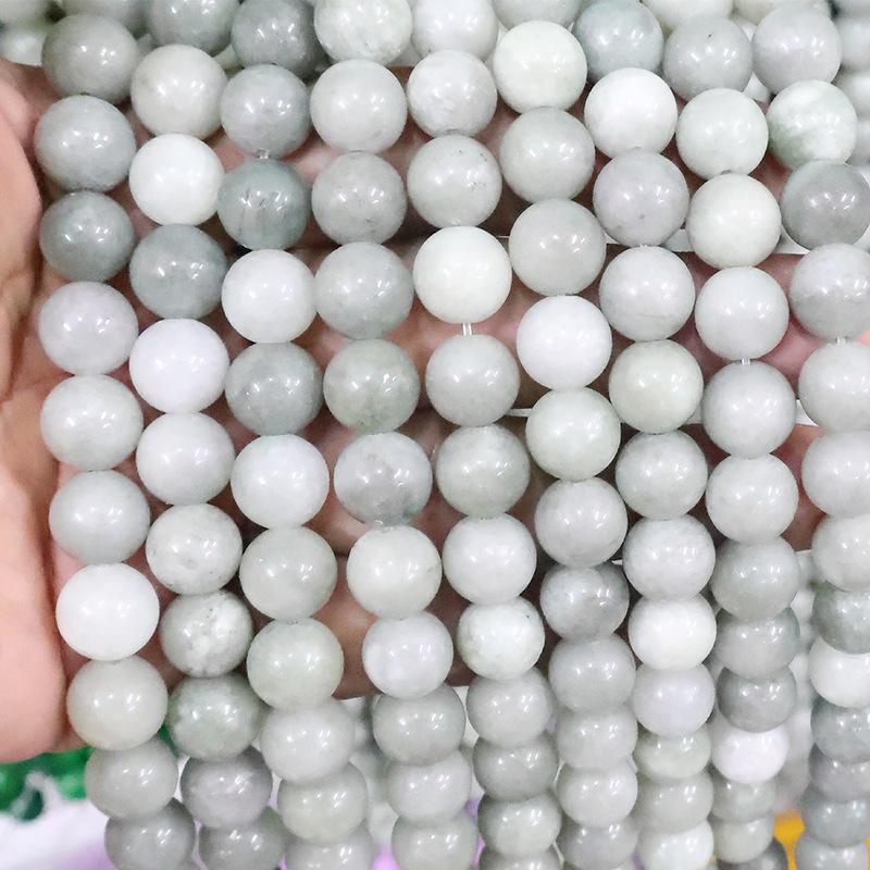 Natural Stone Crystal Beads: Round Beads for Jewelry - Colored Necklaces, Bracelets, Pendants DIY Accessories