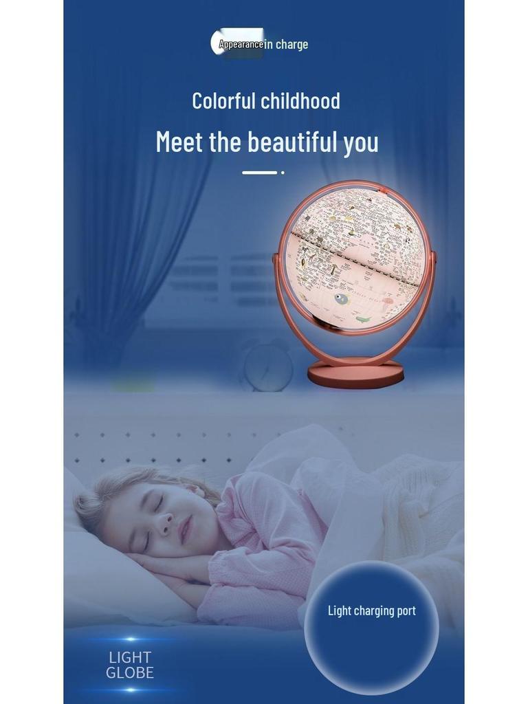 3D Gemini Luminous Night Light Globe for Children's Day or June 1st Birthday Gift - Free Shipping