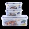 Conjunto de Recipientes Plásticos para Armazenamento de Alimentos LocknLock