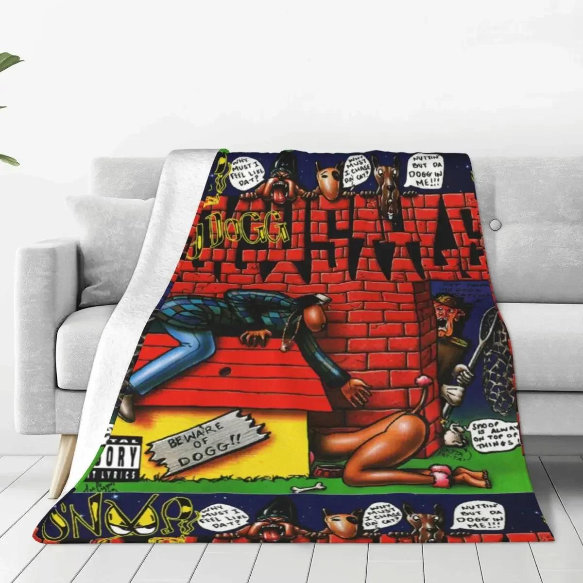 Snoop Doggy Dogg Doggystyle Death Row Records Одеяла Фланелевые Сверхмягкие Пледы для Дома Дивана Кровати Ковра 75X95CM