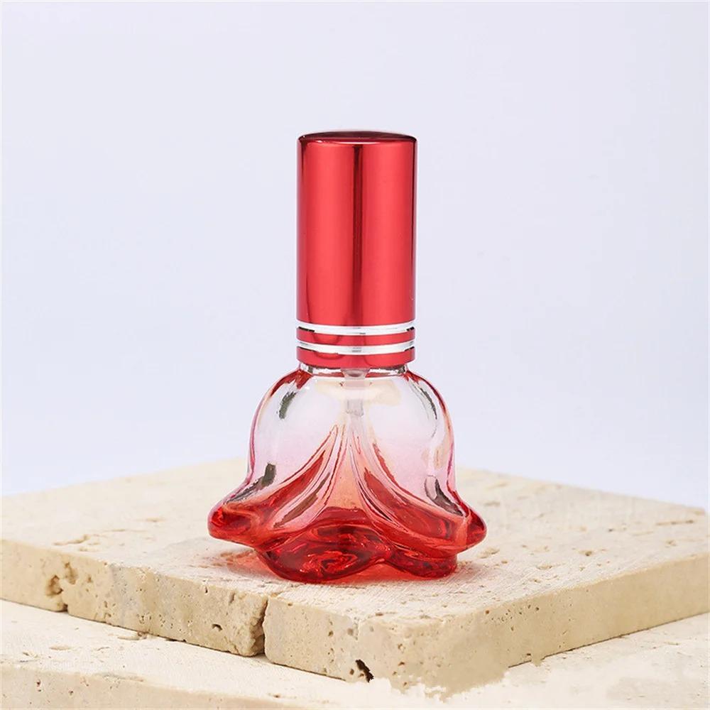 6 ml Pojemniki kosmetyczne do ponownego napełniania Grube szklane pompki zapachowe Kolorowe butelki perfum