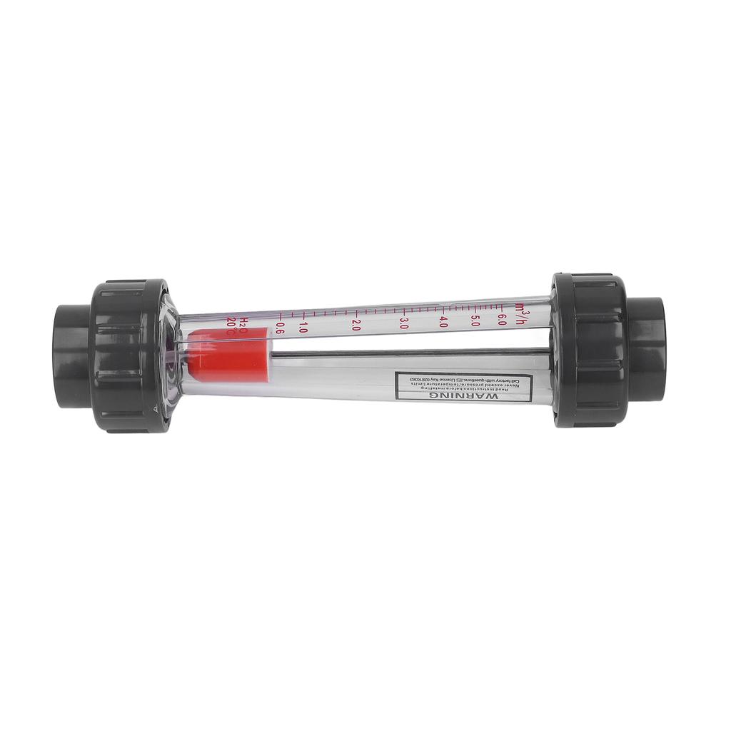Liquid Flow Meter High Accuracy ABS Plastic Tube Design 0.6‑6m³ h Water Flowmeter