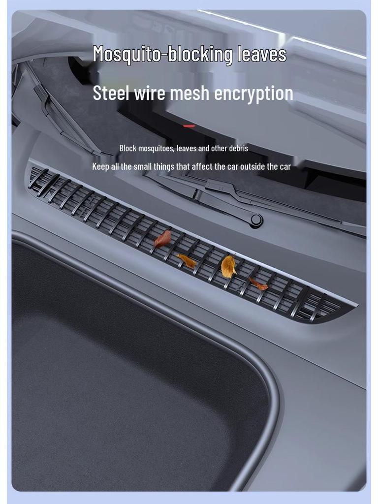 Tesla Model 3/Y Refresh AC Inlopp/Utlopp Insektsäkert Filterskydd