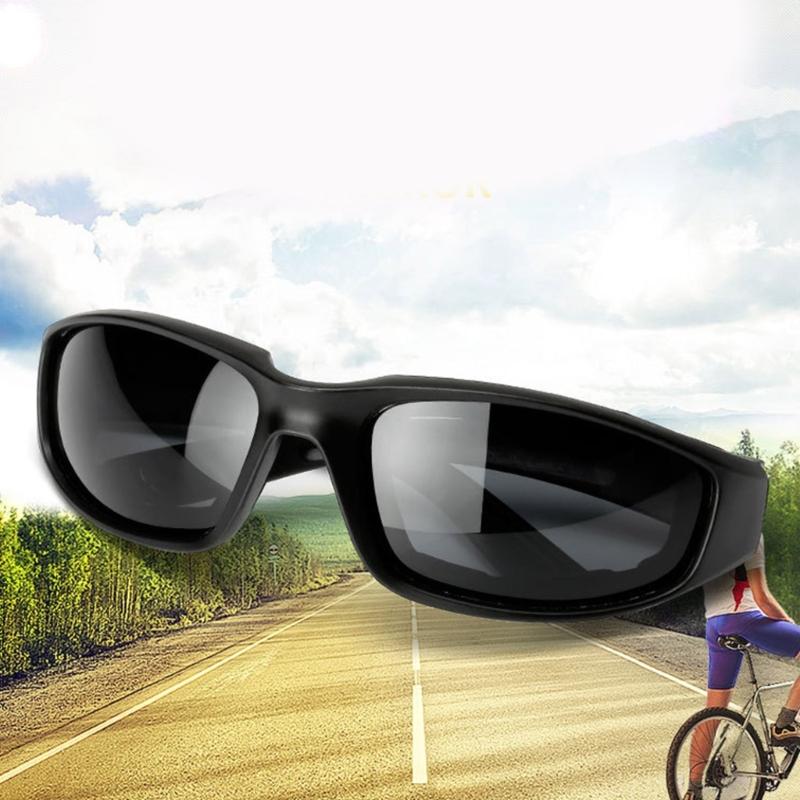 Motorradfahrbrille Polsterbrille UV-Schutz Staubdicht Winddicht Sonnenbrille für Mann Frau Outdoor