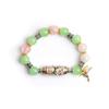with Pendant Hummingbird Bracelet Elastic Beaded Bracelet Metal Tube Crystal Bracelet  Party Favors