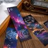 30PCS Constellation Bookmark Scrapbooking Book Reading PVC Waterproof Card Phone Stationery Supplies Creative Page DIY Bookmarks