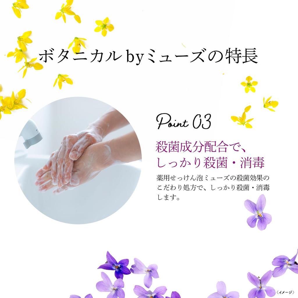Muse Foaming Hand Soap Large 1800mL Refill, Botanical, Capacity,