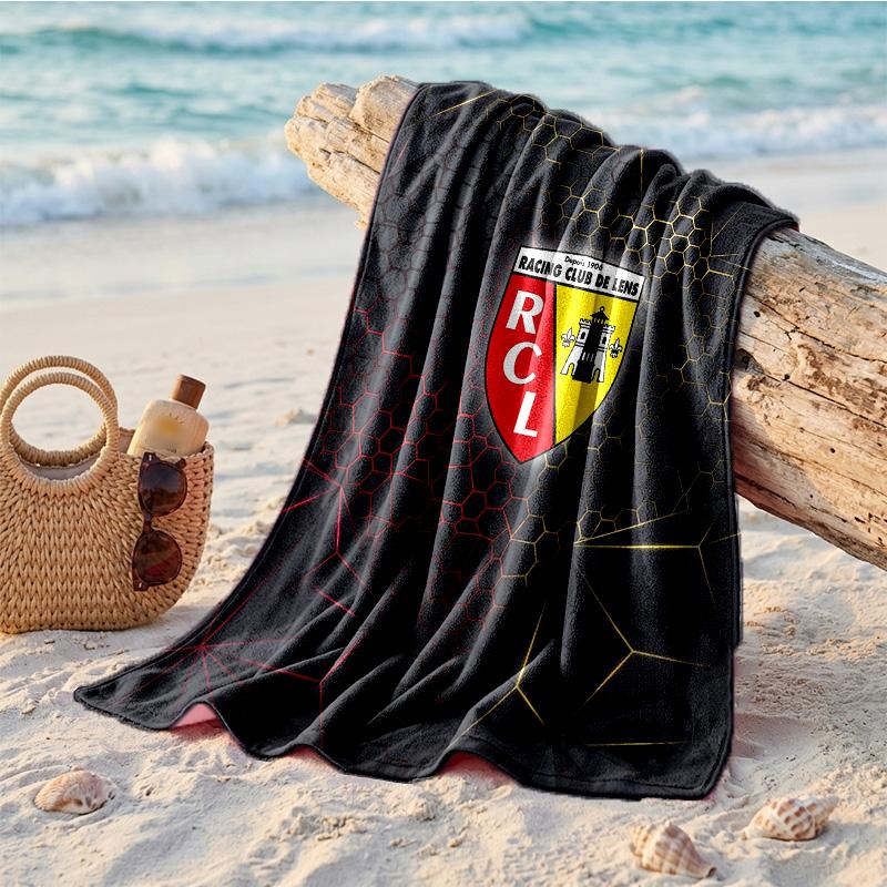 Lens FC Print Microvezel Strandlaken Sneldrogend Absorberend Grote Handdoek Voor Strand Zwemmen Reizen