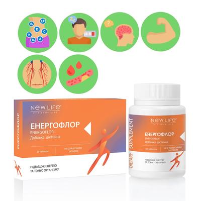 Energoflor New Life תוסף תזונה (מגביר את האנרגיה והטונוס)