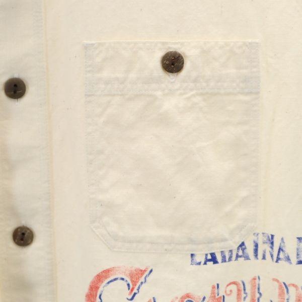 SUN SURF Toyo Enterprise Logo Train Print Short sleeve Work shirt M Men's Used