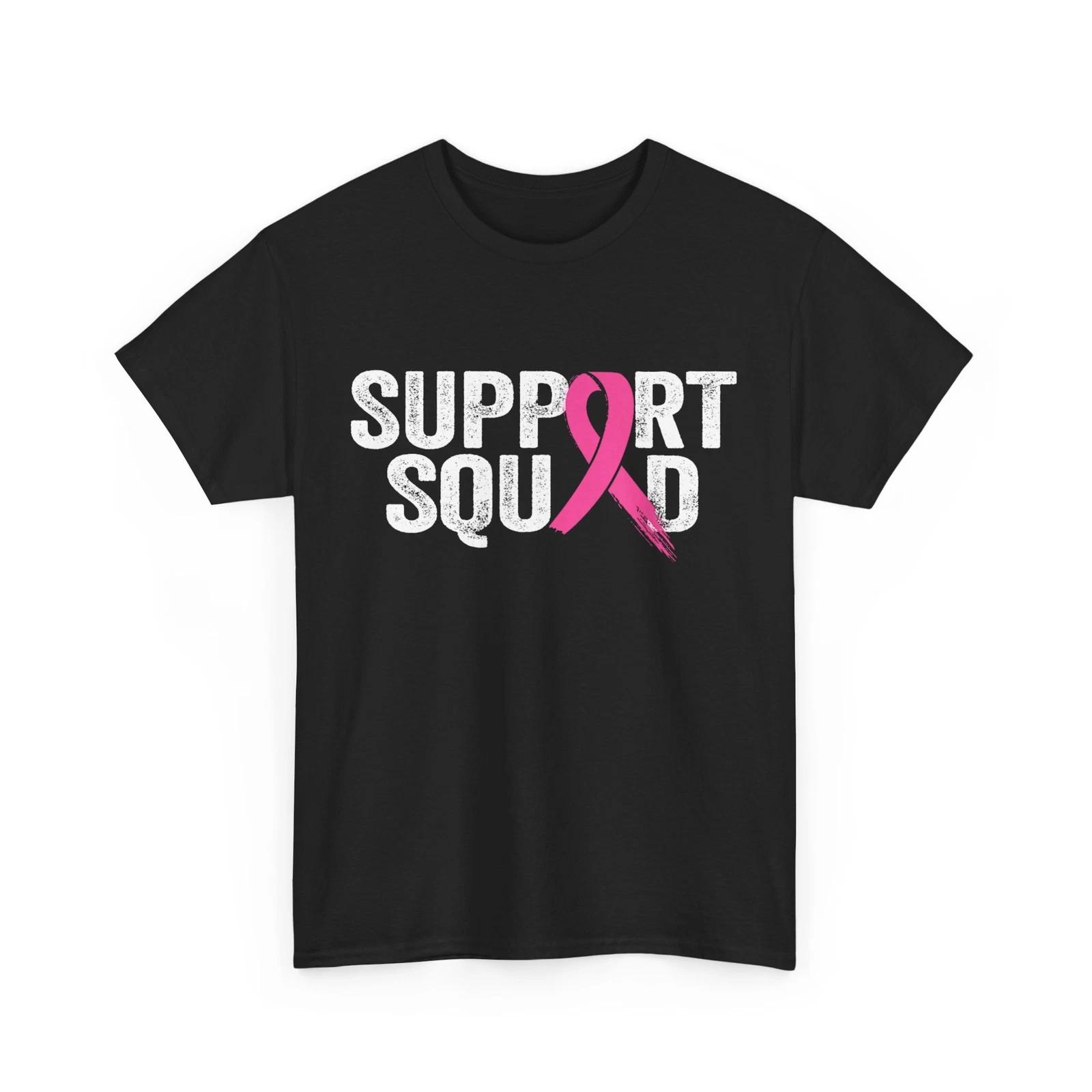 Breast Cancer Awareness Shirt, Support Squad Shirt, Pink Ribbon Shirt S