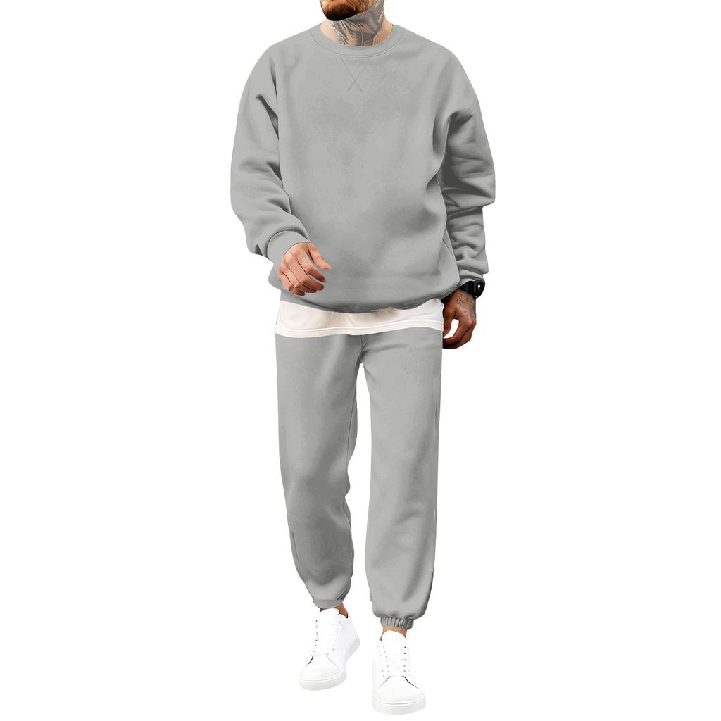 Men's Sweatshirts Sweatshirts And Jogging Pants Track Pants Fleece Tracksuit Sets