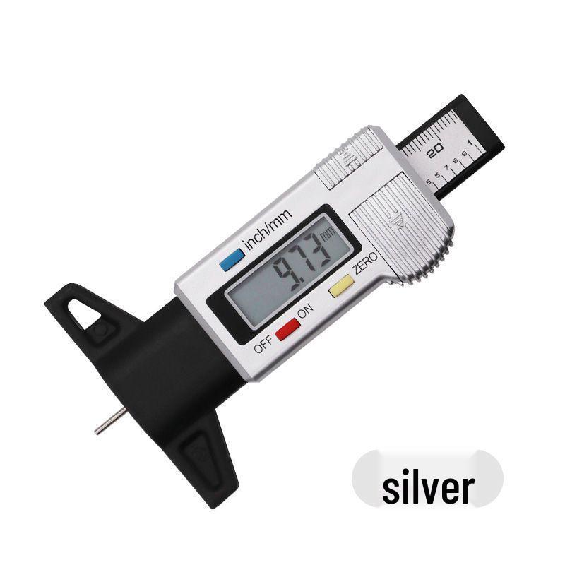 Digital Tire Tread Depth Gauge - Electronic Vernier Caliper for Car Tire Wear Detection