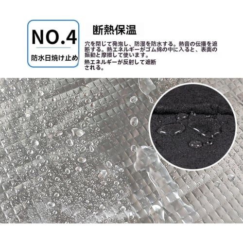 DeeKwee Aluminum Heat Shield Sheet, Insulation Board, 5/7mm Thick Aluminum Sheet Thermoplastic, Aluminum Foil Adhesive Protective Sheet, Self-Adhesive