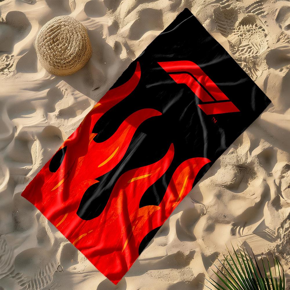 Formula 1 Icona di Velocità Telo da Spiaggia Super Morbido e Assorbente Comodo Leggero Portatile per Nuoto, Spiaggia, Campeggio, Viaggio, Accessori da Spiaggia, Palestra