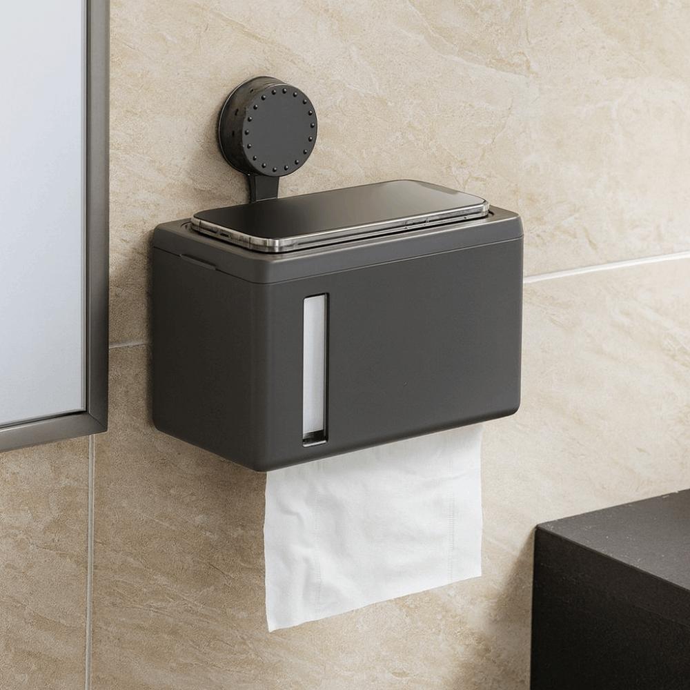 Punch Free Paper Towel Holder Detachable Toilet Tissue Box Toilet Paper Dispenser  Bathroom