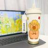 Large Capacity Cartoon Thermal Cup Leakproof Capybara Coffee Mug  Students