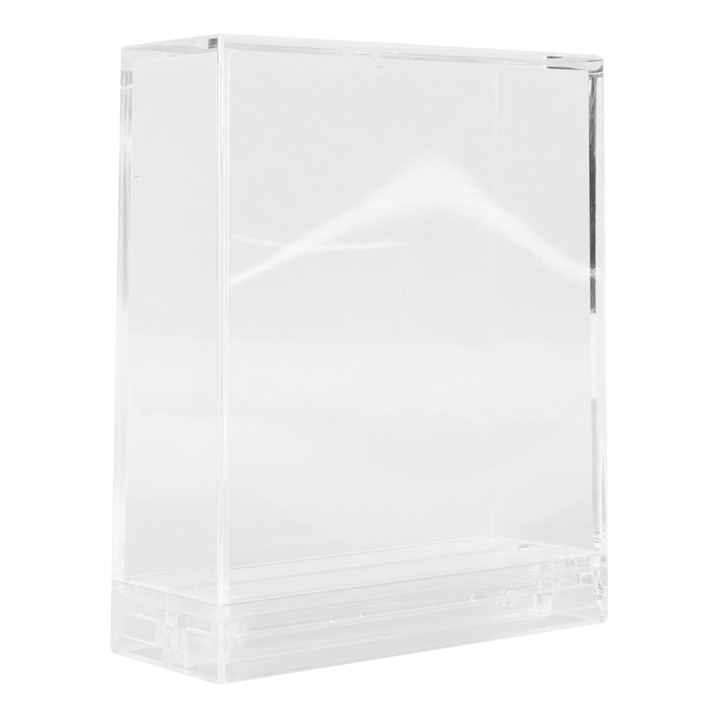 Desktop Mini Bilderrahmen PC Doppelseitig Transparent Freistehend Sofortbildrahmen für Instax