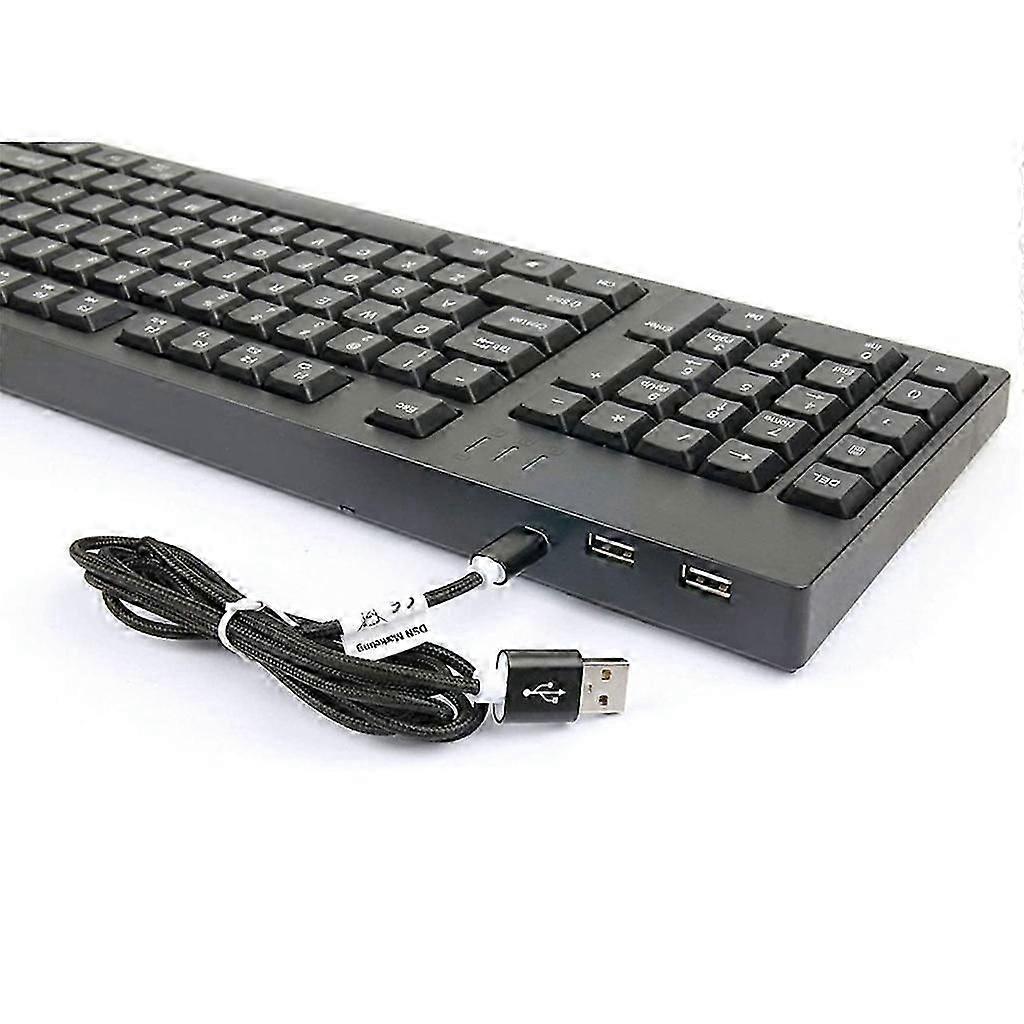 Left Handed Keyboard for Business and Office Use Ergonomic Designs, Integrated Numeric Pad, USB Hub Comfort Operating