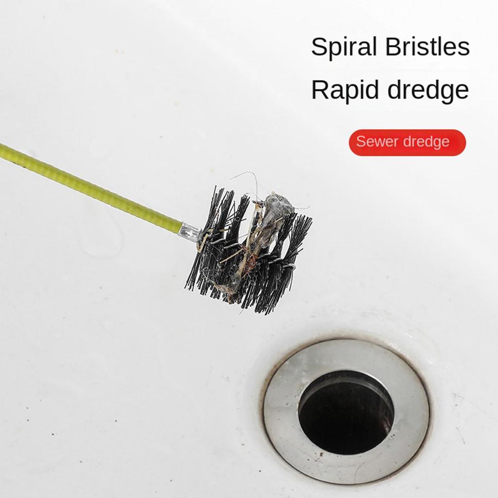 Flexible Drain Snake Tool Bathroom Hair Clog Remover for Sink Toilet Bathtub Pipe Cleaning Plumbing Unclogger Home Kitchen