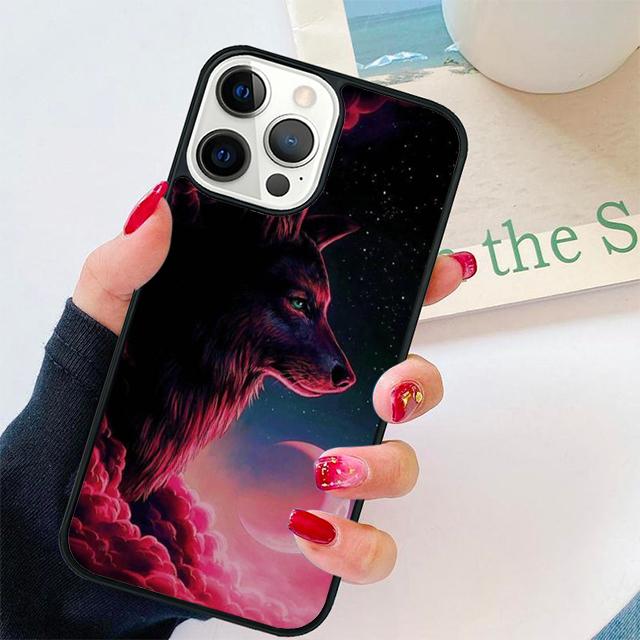Snow Wolf Coque Shell For iPhone 17 Air 15 16 14 13 12 Pro Max 11 Pro Max Plus Phone Case Cover
