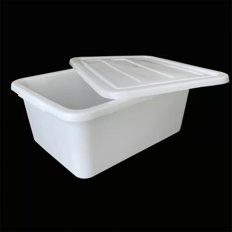 Homeglen Plastic Dish Storage Bin with Lid