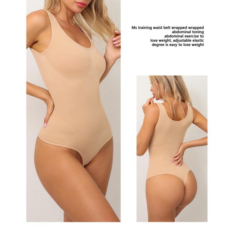 Plus Size Women Seamless Full Body Tummy Control Shapewear Bodysuit