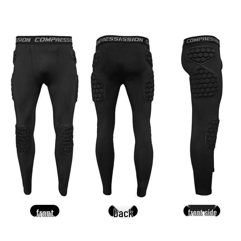 In-Stock Men's Rugby Goalkeeper Long Sleeve Training Uniform Set - Anti-Collision